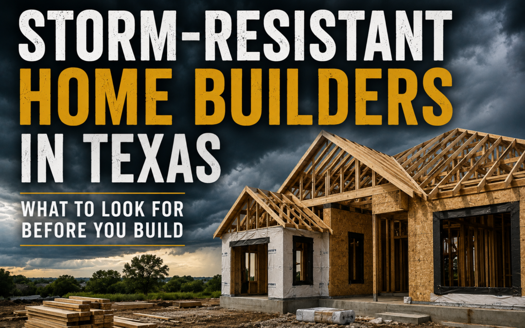 Storm-Resistant Home Builders in Texas: What to Look for Before You Build