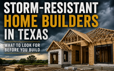 Storm-Resistant Home Builders in Texas: What to Look for Before You Build